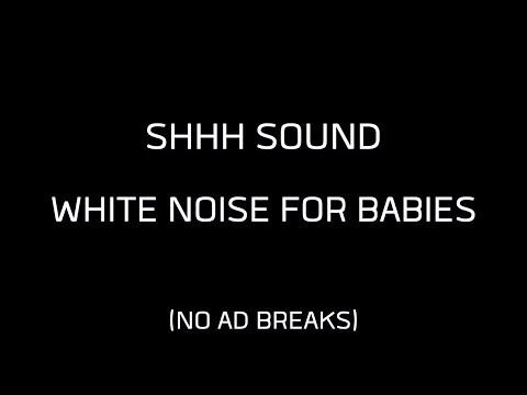 Shhh Sound for Newborns 🍼 Calm Crying Instantly + Deep Sleep Music 🌙