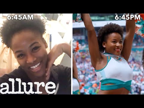 An NFL Cheerleader's Entire Routine, from Waking Up to Game Day | Allure