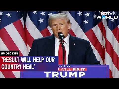 Trump Victory Speech | US Elections Results: "Result Will Help Our Country Heal", Says Trump