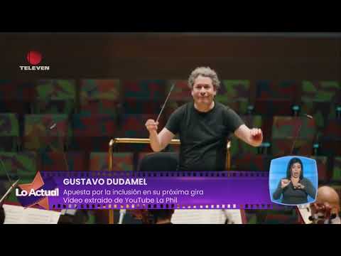 Gustavo Dudamel apuesta por la inclusión en próxima gira - El Noticiero emisión meridiana 30/04/24