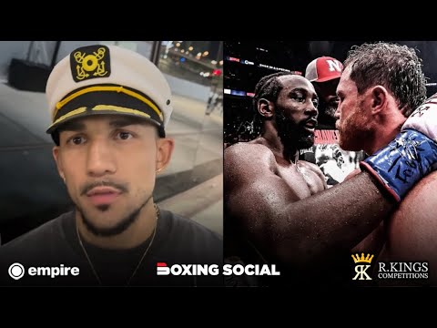 TEOFIMO LOPEZ REACTS TO TERENCE CRAWFORD STUNNING VICTORY OVER CANELO