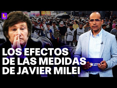 La transición va a ser muy dura: Miles de argentinos rechazan medidas de Milei por segundo día