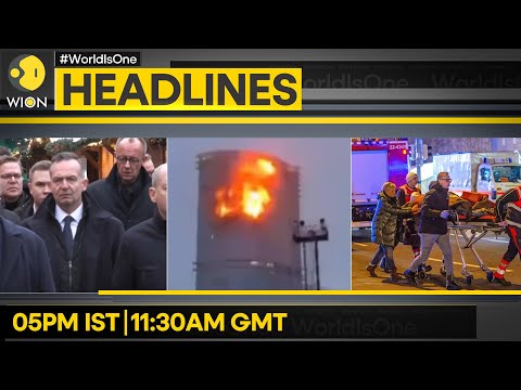 Drone Attacks On Russia's Kazan City | Scholz Visits Market Attack Site | Headlines