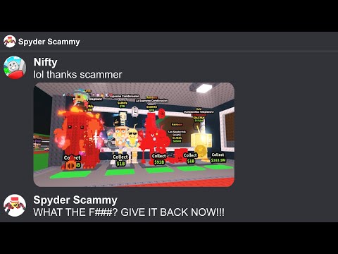 Scammer Infiltrated My Server, So I Got Revenge in Steal A Brainrot