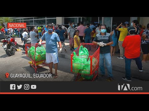 Cientos de personas salieronante rumor de toque de queda -Teleamazonas