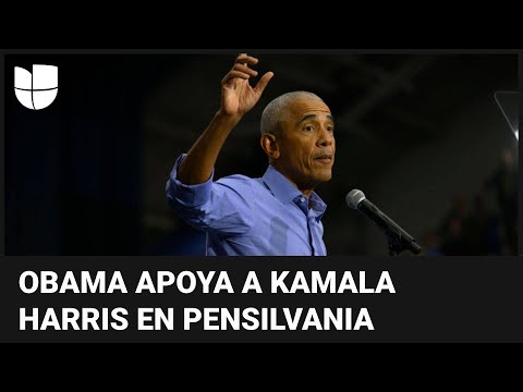 Barack Obama apoya a Kamala Harris en Pensilvania y Trump critica a Biden: esto fue lo que dijeron