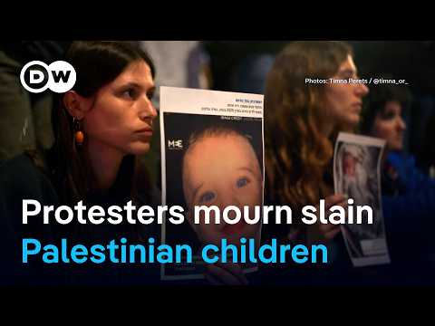 'Silent protests' in Israel draw attention to children killed in Gaza | DW News