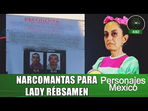 Los Chapitos le dejan narcomantas a Claudia Sheinbaum en Culiacán, Sinaloa