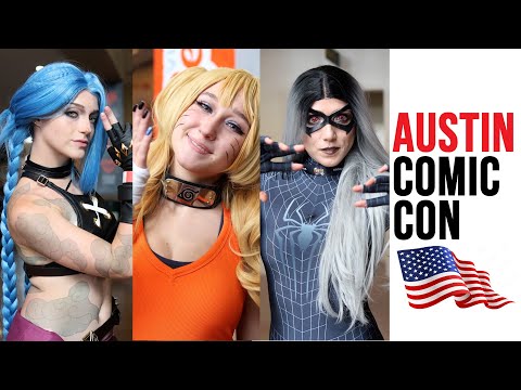 THIS IS GREATER AUSTIN COMIC CON 2025 TEXAS BEST COSPLAY MUSIC VIDEO BEST COSTUMES ANIME CMV GACC