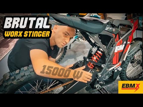 EBMX WORX STINGER Electric Bike explained by Bruno Poweer!  Best Sur-ron MODIFICATION!