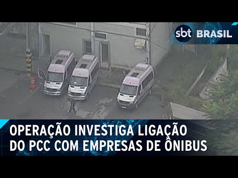 Empresas de ônibus suspeitas de ligação com o PCC são alvo de operação em SP | SBT Brasil (09/04/24)