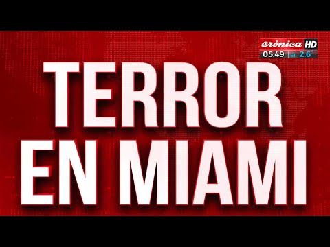 Avión de pasajeros chocó y se incendió en el aeropuerto de Miami
