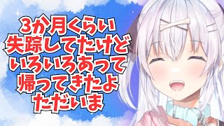 【復帰するようなしないような】3か月くらい失踪しててまじごめん【#一宮ちよ / #セキララでもいいよ。/ #新人Vtuber / #みてるぞ