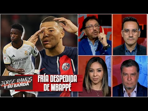 MBAPPÉ NO MERECE SER REFERENTE DEL FUTBOL. Vinicius Jr. está por encima | Jorge Ramos y su Banda