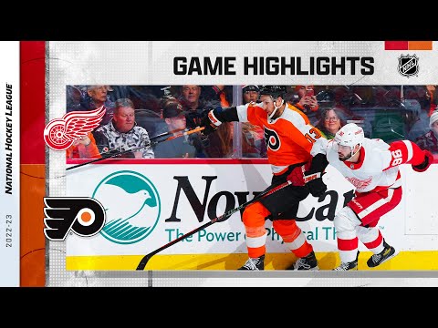 Red Wings @ Flyers 3/25 | NHL Highlights 2023
