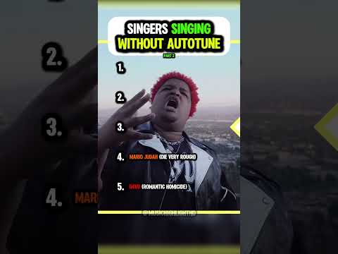 Singers Singing Without Autotune Part 2