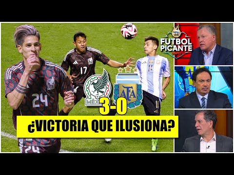 México GOLEÓ 3-0 a Argentina en amistoso de Sub-23. ¿Espejismo o hay futuro? | Futbol Picante
