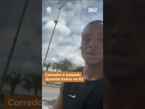 Corredor é baleado durante treino no RJ #shorts