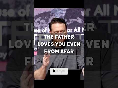 The story of the prodigal son moves my heart! The Father saw his son from a long ways away!