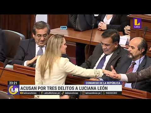 Luciana León: aprueban acusación constitucional contra excongresista aprista