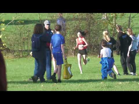 Under 17 and 20 Women Kent Cross Country League at Danson Park 12th November 2022