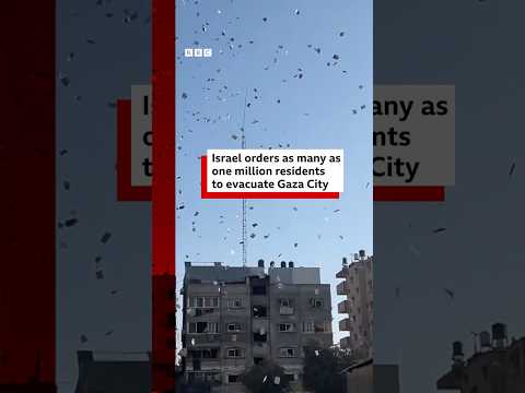 Israel orders as many as one million residents to evacuate Gaza City. #BBCNews