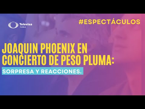 Joaquin Phoenix se deja ver en concierto de Peso Pluma: ¿El 'Joker' ama los corridos tumbados?