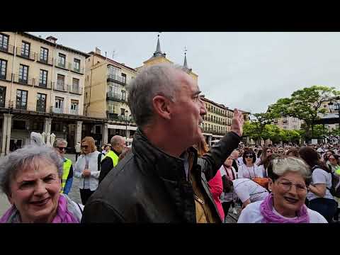 XVI Marcha Mujeres de Segovia 2024. Plaza Mayor. José Mazarías. Día de la  Madre. 5/5/2024