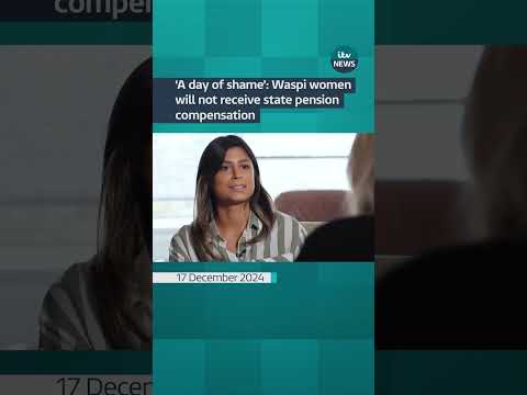 'A day of shame': Waspi women will not receive state pension compensation #itvnews #shorts
