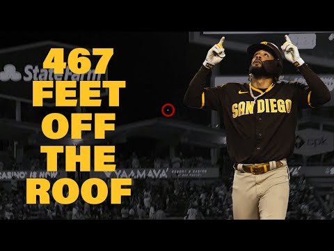Fernando Tatis Jr.'s 467-foot home run leaves Dodger Stadium video clip
