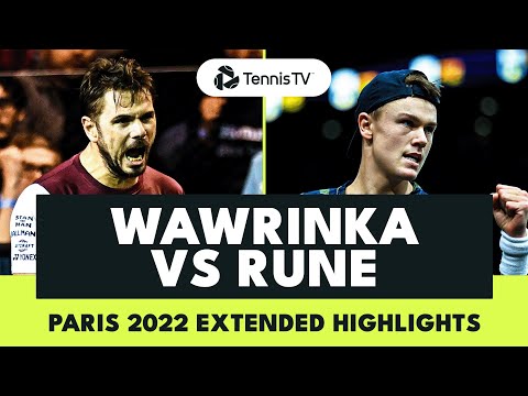 Stan Wawrinka vs Holger Rune Dramatic Match! | Paris 2022 Extended Highlights