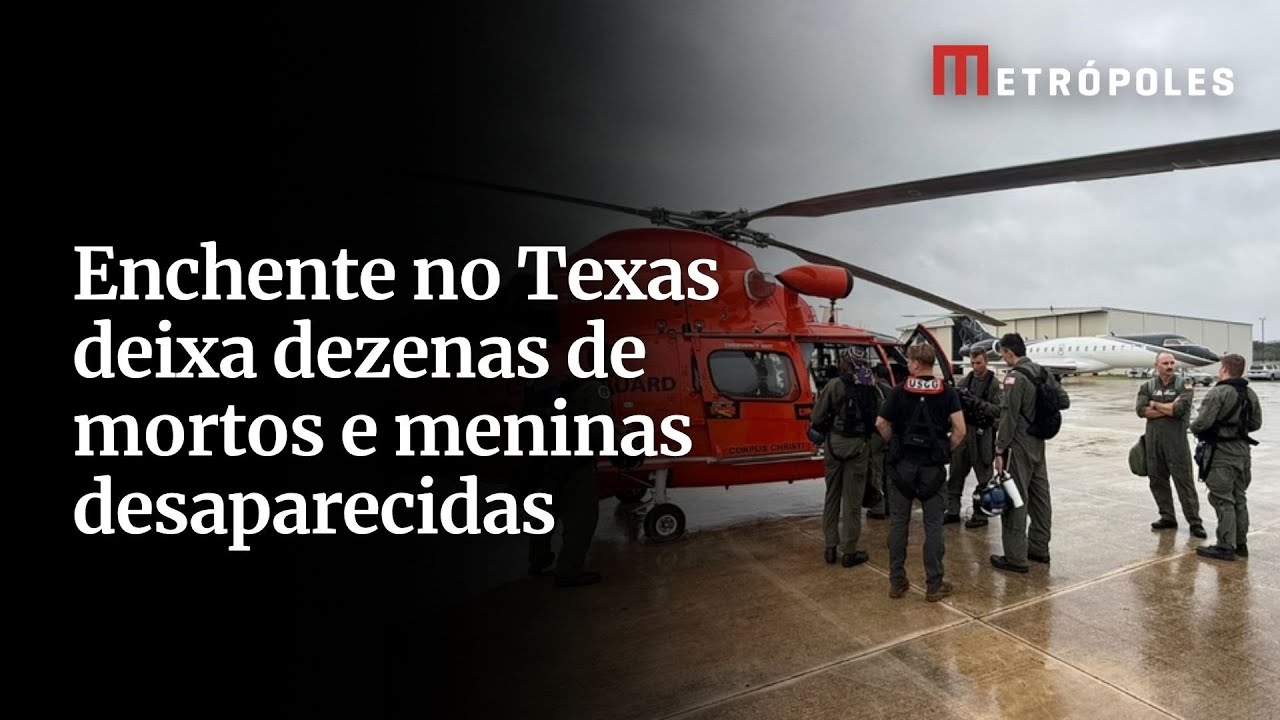 Enchente no Texas deixa dezenas de mortos e meninas desaparecidas