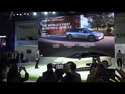 Chinese car manufacturer Xpeng unveils new A.I. powered electric sedan