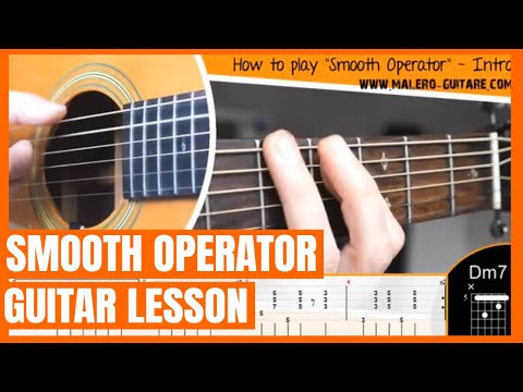 How to play "Smooth Operator" - Guitar Lesson part 1