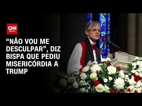 ​“Não vou me desculpar”, diz bispa que pediu misericórdia a Trump | CNN 360°