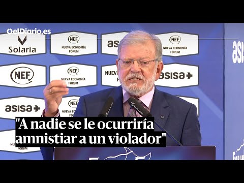 Rodríguez Ibarra, expresidente de Extremadura: A nadie se le ocurriría amnistiar a un violador