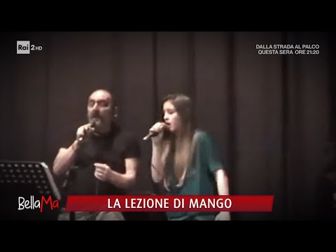 Pino e Angelina Mango cantano insieme - BellaMa' 20/02/2024