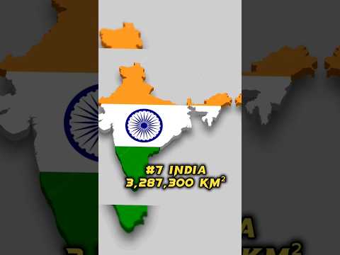 TOP 10 largest country in the world 🌍 #top10