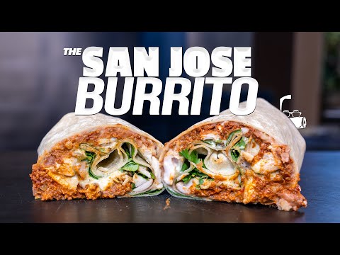 THE SAN JOSE STYLE BURRITO (VIEWER SUGGESTED RECIPE) | SAM THE COOKING GUY
