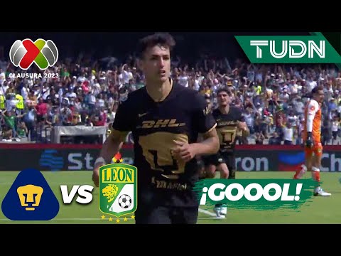 ¡EL COMANDANTE! Dinenno marca el tercero | Pumas 3-1 León | Liga Mx - CL2023 J3 | TUDN