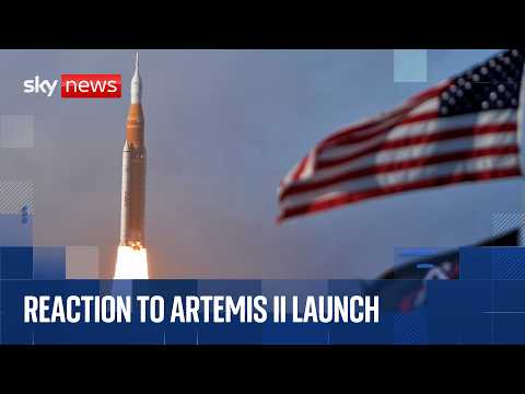 Reaction to NASA's Artemis II launch | Sky News coverage