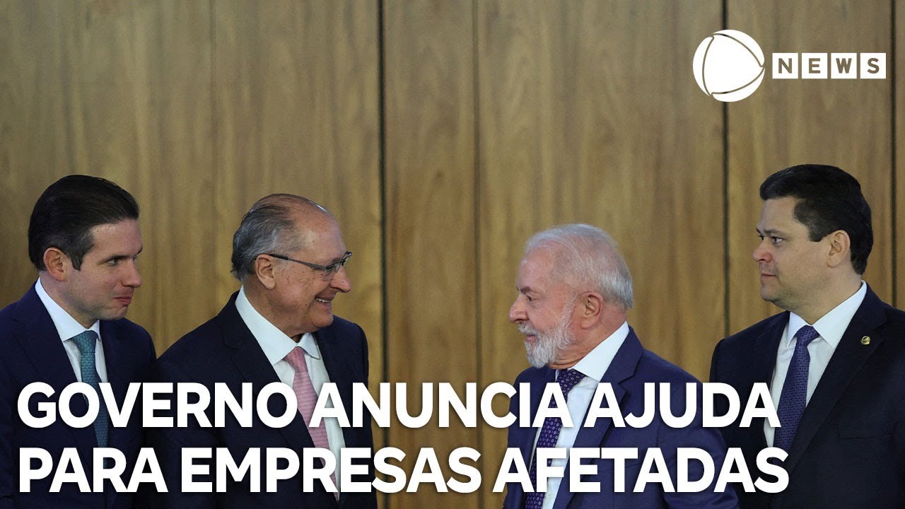 Governo anuncia ajuda para empresas afetadas por tarifas