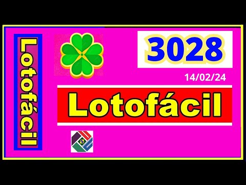 LotoFacil 3028 - Resultado da Lotofacil Concurso 3028