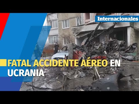 Fatal accidente aéreo enluta al gobierno de Ucrania