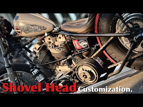 【ショベルヘッド】スーサイドクラッチからハンドクラッチへ!操作性も考えて細かい箇所まで作りこんでいきます。From suicide clutch to hand clutch!