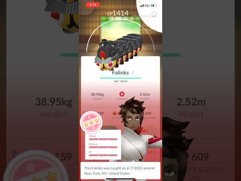 ホビーの動画サムネイル - 💯100 IV Costume Falinks CAUGHT In Pokemon Go!💯 #shorts #pokemon