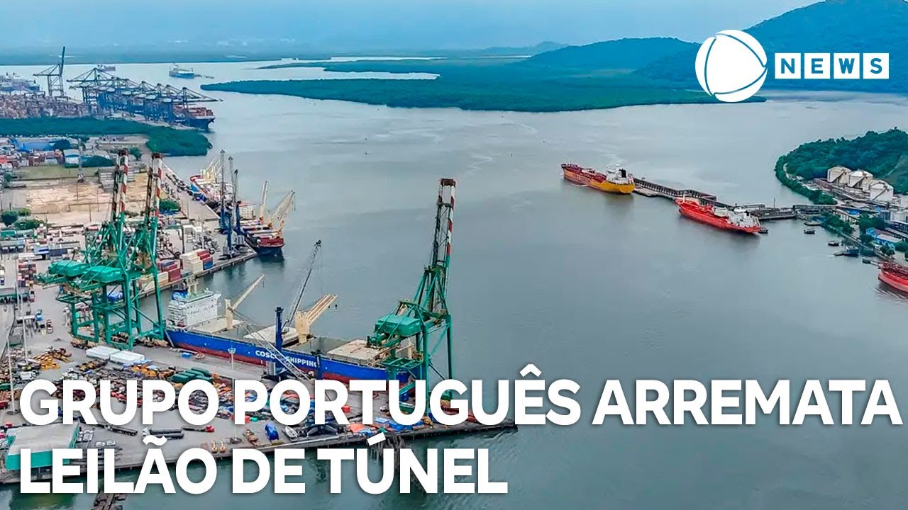 Construtora portuguesa arremata leilão do túnel Santos Guarujá