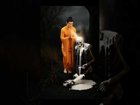 Releases demon spiritsto be born as a human #Buddha#lordbuddha #scary #horror
