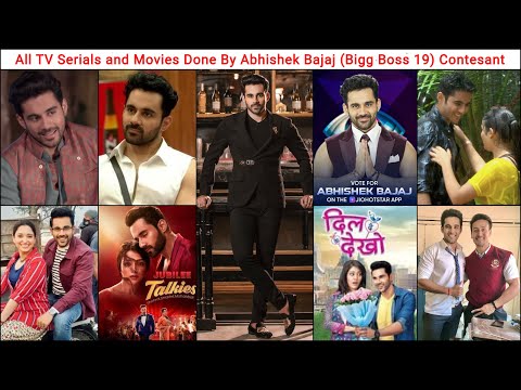 All TV Serials and Movies Done By Abhishek Bajaj | Bigg Boss 19 | Jubilee Talkies