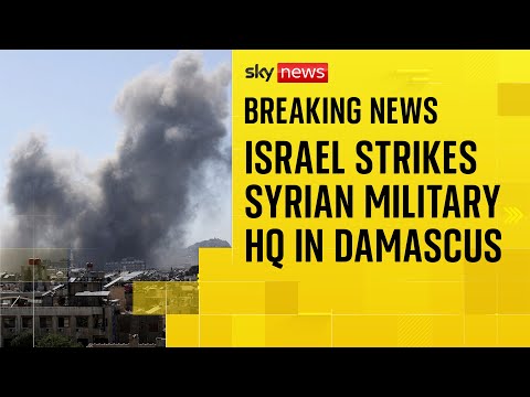 Why is Israel striking Syrian military sites?